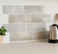 Tegelsticker marmer wit