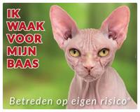 Katten Sphynx Waakbord
