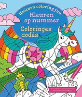 Unicorn coloring fun - kleuren op nummer - thumbnail