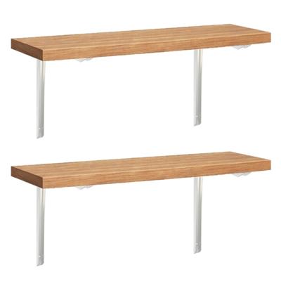 Benson Plankdragers / steun - 4x - aluminium - zilver - H350 x B200 mm - max gewicht 45 kg