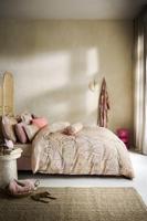 Pip Studio Pip Studio Dekbedovertrek Jabali Flower - Koraalrood 200x200/220 cm