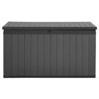 Keter - opbergbox Darwin - 380 liter - Antraciet - 54,5x142,5x65,3 cm - Leen Bakker