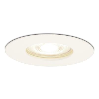 Bari LED Inbouwspot - 5 Watt 400 lumen - 4000K neutraal wit - GU10 - Dimbaar - Rond - IP65 waterdicht - Wit - Voor binnen, buiten en badkamer