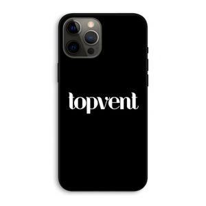 Topvent Zwart: iPhone 12 Pro Max Biologisch afbreekbaar hoesje