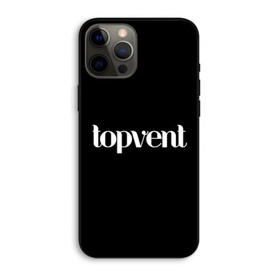 Topvent Zwart: iPhone 12 Pro Max Biologisch afbreekbaar hoesje
