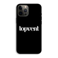 Topvent Zwart: iPhone 12 Pro Max Biologisch afbreekbaar hoesje