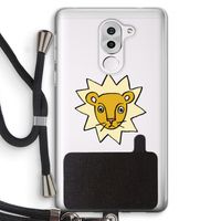 Kleine leeuw: Honor 6X Transparant Hoesje met koord