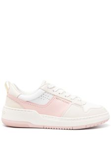 Ferragamo baskets Dennis en cuir - Rose