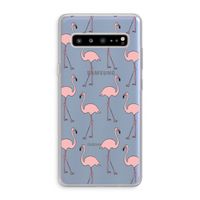 Anything Flamingoes: Samsung Galaxy S10 5G Transparant Hoesje