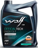 Wolf motorolie "officialtech c6 f" motoroil 0w-20 5l offic.tech c6f