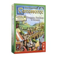 999Games Carcassonne: Bruggen, Burchten en Bazaars Uitbreiding Bordspel - thumbnail