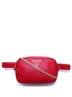 Prada Pre-Owned sac à main Lux en cuir Saffiano (2000) - Rouge - thumbnail