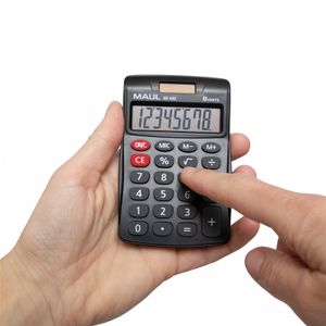 MAUL MJ 450 calculator Pocket Rekenmachine met display Zwart