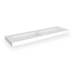 Opbouw Wastafel EH Design Stretto 1605x455x80 mm Solid Surface Mat Wit EH Design