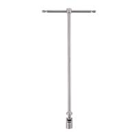 Milwaukee T-sleutel hex met draaibare kop 17 mm - 4932492686 Milwaukee T-sleutel hex met draaibare kop 17 mm - 4932492686