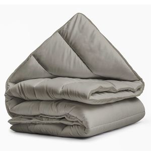 Dekbed zonder Overtrek - All Year - Khaki (Warmteklasse 2)-1-persoons (140x200 cm)