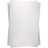 Creativ Company Vellen krimpfolie, vel 20x30 cm, dikte 0,3 mm, mat transparant, 100 vel/ 1 doos
