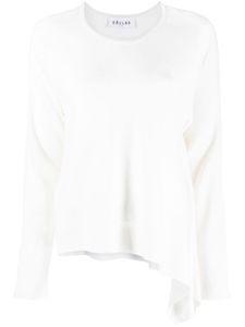 Câllas Milano pull Heloise à ourlet asymétrique - Blanc