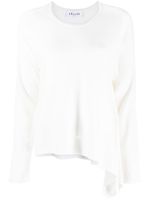 Câllas Milano pull Heloise à ourlet asymétrique - Blanc