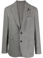 Lardini blazer à motif pied-de-poule - Gris - thumbnail