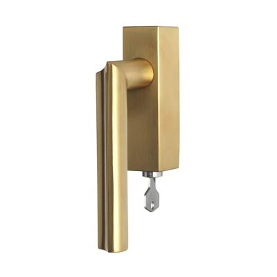 Formani DR102-DKLOCK draaikiepgarnituur afsluitbaar PVD mat goud rechtsdraaiend