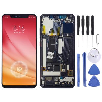 LCD-scherm en digitizer volledige montage met frame voor Xiaomi Mi 8 Explorer 8/Mi 8 Pro (zwart)