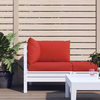 VidaXL Palletkussens 3 st oxford stof rood