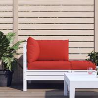 VidaXL Palletkussens 3 st oxford stof rood