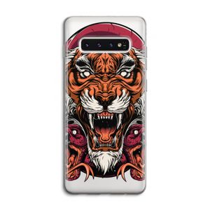 Tiger and Rattlesnakes: Samsung Galaxy S10 4G Transparant Hoesje