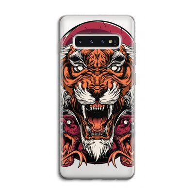 Tiger and Rattlesnakes: Samsung Galaxy S10 4G Transparant Hoesje