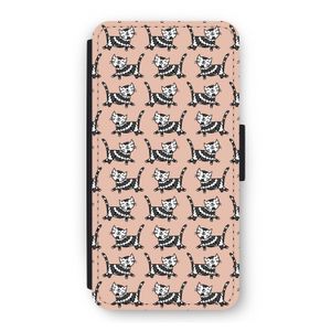 Zwarte poes: iPhone 12 Pro Flip Hoesje