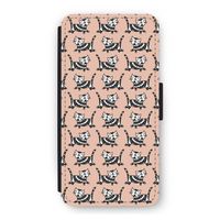 Zwarte poes: iPhone 12 Pro Flip Hoesje