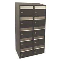 Stoer! Brickset 2-Breed, 5-Hoog Met Dak Antraciet - 40215065_2x5d