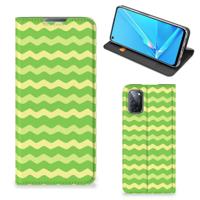 OPPO A52 | A72 | Hoesje met Magneet | Waves Green