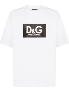 Dolce & Gabbana t-shirt en coton à logo imprimé - Blanc