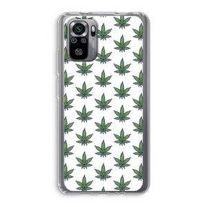 Weed: Xiaomi Redmi Note 10S Transparant Hoesje