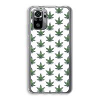 Weed: Xiaomi Redmi Note 10S Transparant Hoesje