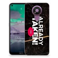 Nokia 3.4 | Siliconen hoesje | met naam Already Taken Black