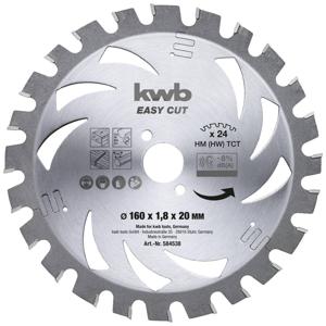 kwb 586138 Hardmetaal-cirkelzaagblad 184 x 20 x 1.4 mm Aantal tanden: 30 1 stuk(s)