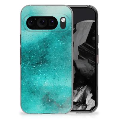 Smartphone hoesje Google Pixel 9 Pro XL Painting Blue Smartphone hoesje Google Pixel 9 Pro XL Painting Blue