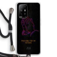Praying For My Haters: Oppo A95 5G Transparant Hoesje met koord
