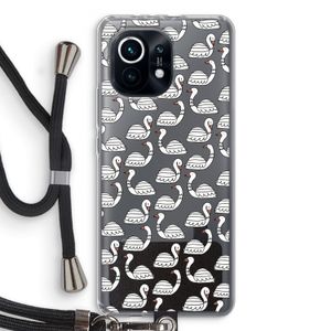 Zwanen: Xiaomi Mi 11 Transparant Hoesje met koord
