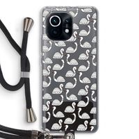 Zwanen: Xiaomi Mi 11 Transparant Hoesje met koord