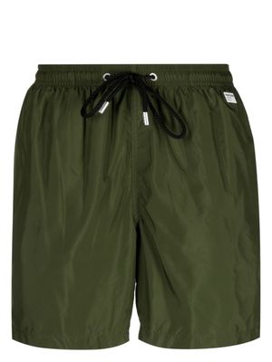 MC2 Saint Barth short de bain à patch logo - Vert
