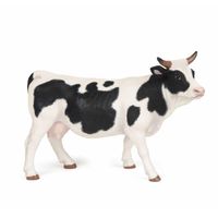 Plastic speelgoed figuur speelgoed dieren koe 14 cm