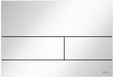 TECE Square II bedieningspaneel metaal glanzend wit voor TECE Profil TECE Square II bedieningspaneel metaal glanzend wit voor TECE Profil