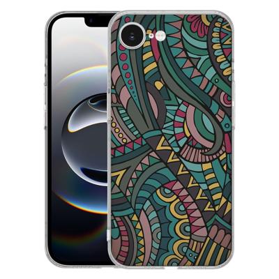 TPU Hoesje iPhone 16e - Aztec Backcover TPU Hoesje iPhone 16e - Aztec Backcover