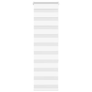 VidaXL Zebra rolgordijn 50x150 cm stofbreedte 45,9cm polyester wit