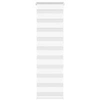 VidaXL Zebra rolgordijn 50x150 cm stofbreedte 45,9cm polyester wit