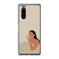 Fresh coffee: Sony Xperia 5 Transparant Hoesje